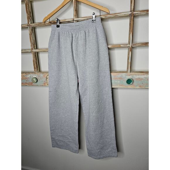 Vintage Full Force Gray Wide Leg Elastic Waist Pockets Size Medium - Picture 1 of 11